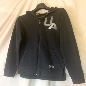 Black Under Armour youth hoodie